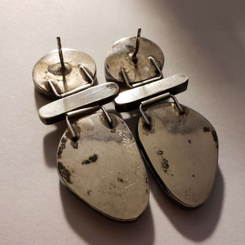 McKeown 99 Sterling Artisan Vintage Earrings - Picture 2 of 4